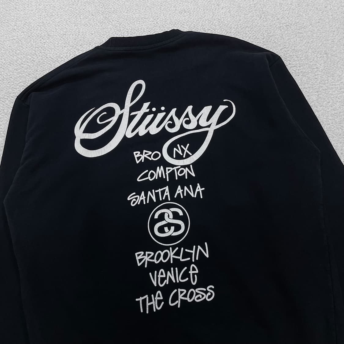 스투시 Stussy 00s 월드투어 크루넥 맨투맨 상품이미지3