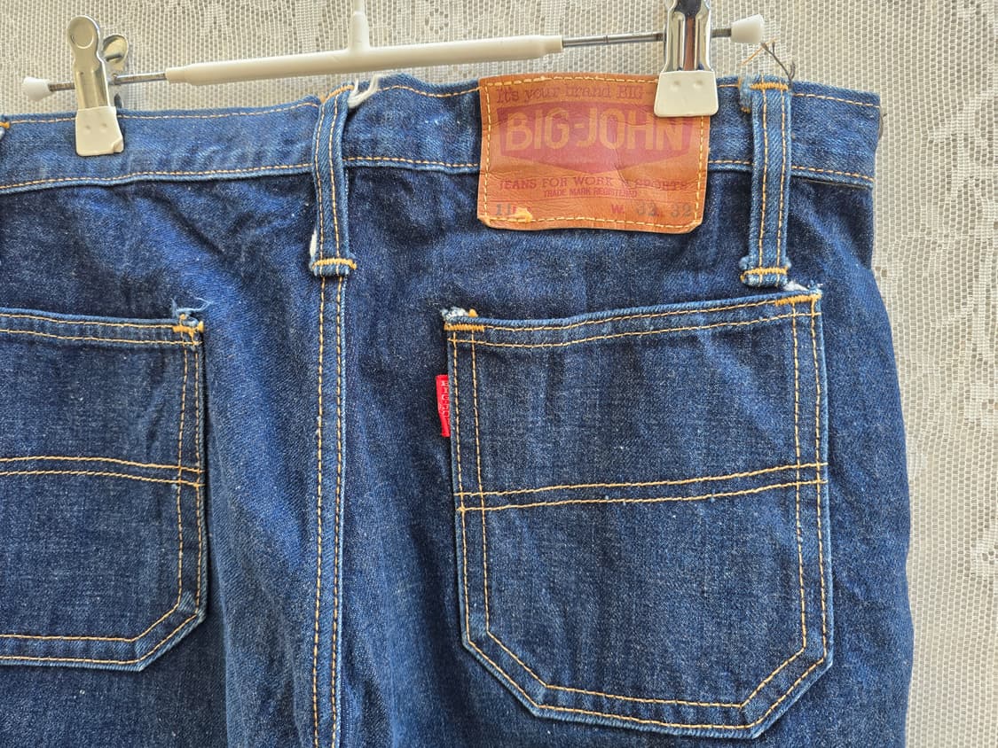 70s 빅존 벨바텀 인디고 데님 타론지퍼 상품이미지5