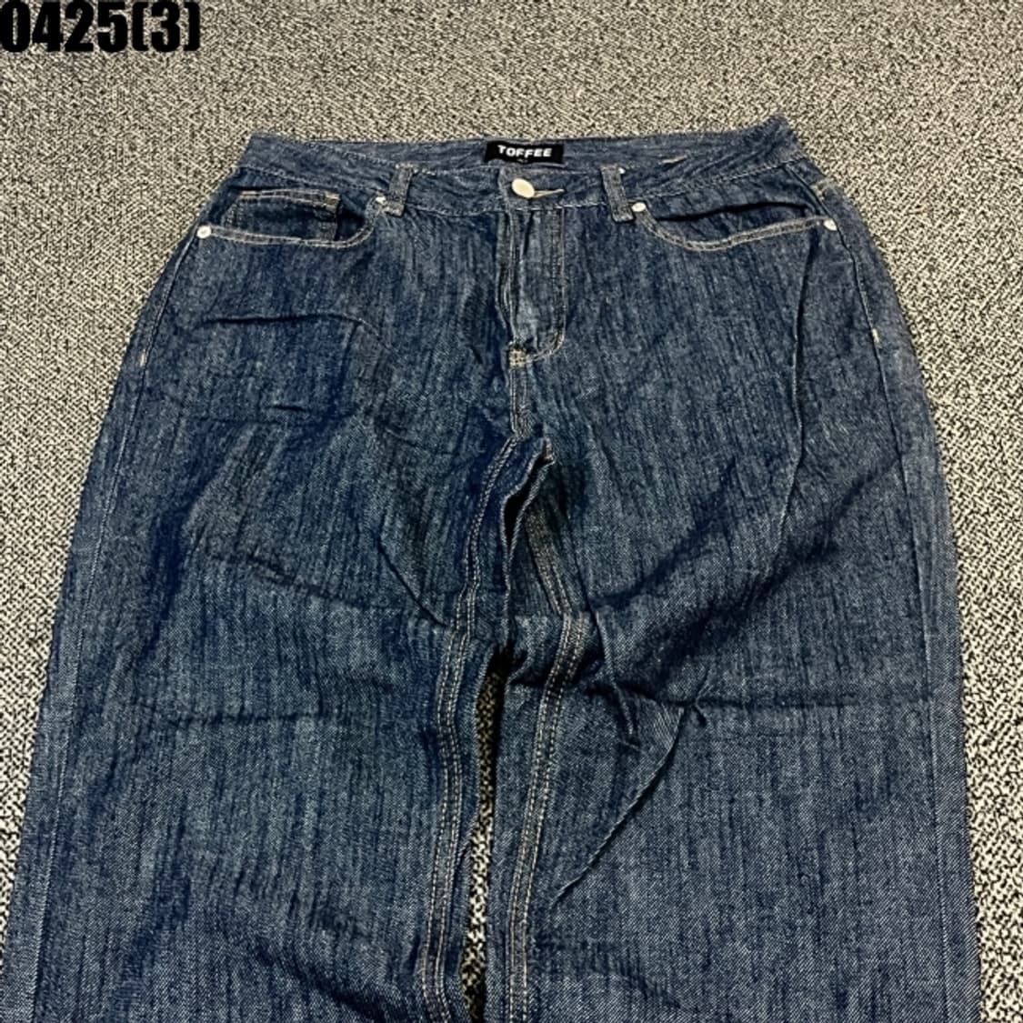 토피 생지 데님 팬츠 상품이미지2