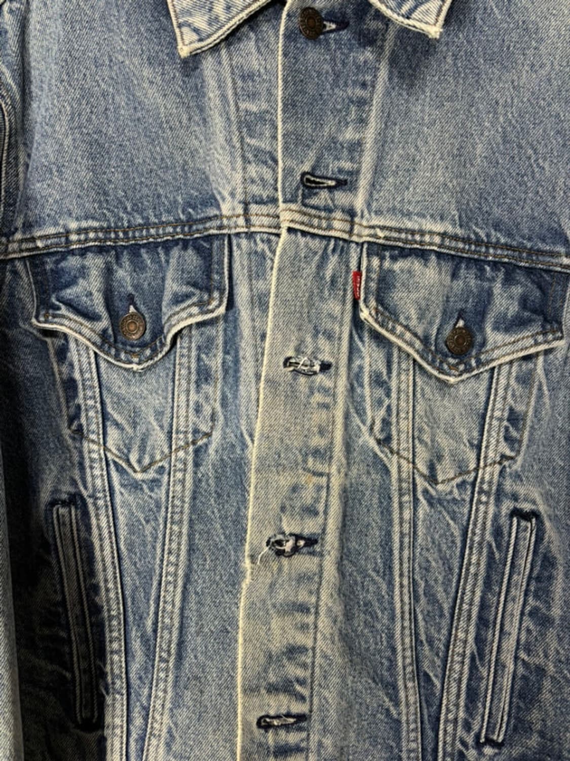 90s USA Levi's 70505 빈티지 리바이스 데님자켓 청자켓 상품이미지4