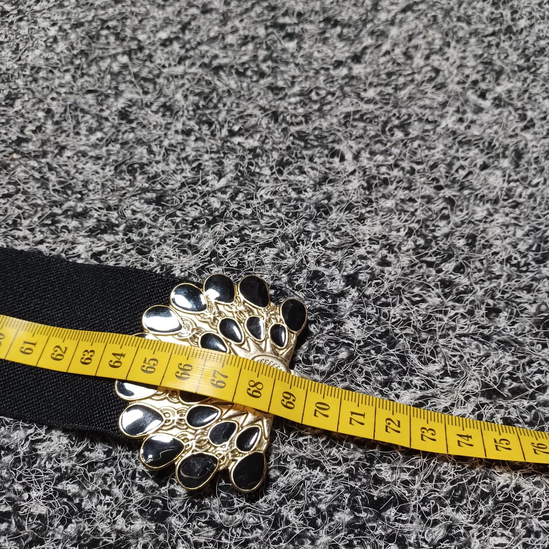 빈티지 공작새 장식  벨트 블랙 상품이미지4