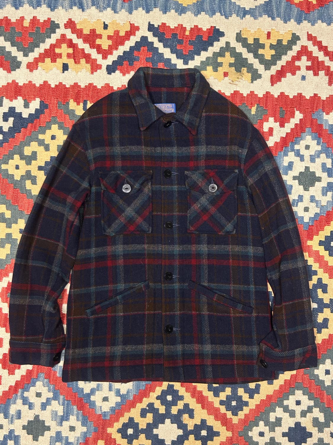 60s 펜들턴 울 체크 자켓 상품이미지1