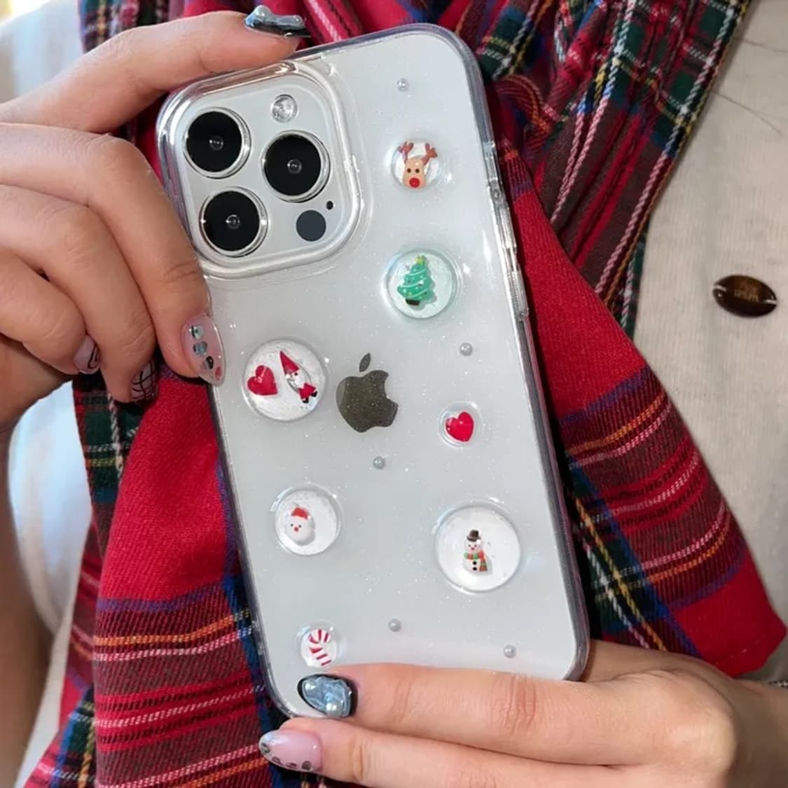 비비블하우스 Lovey dovey christmas 레진 폰케이스 상품이미지2