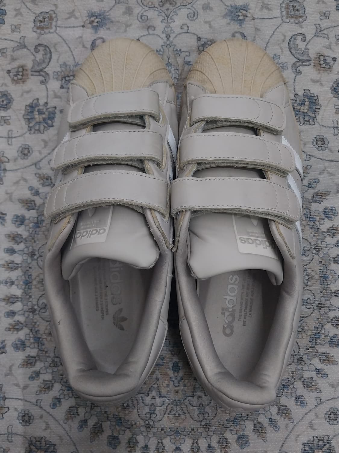 아디다스 슈퍼스타 CF 벨크로 원더베이지 250mm 상품이미지7