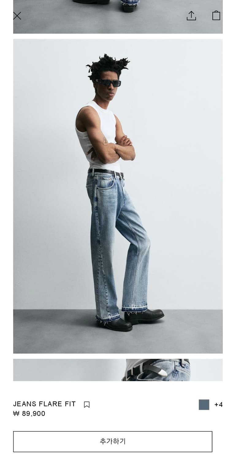 자라 플레어 데님 판매해요 상품이미지2