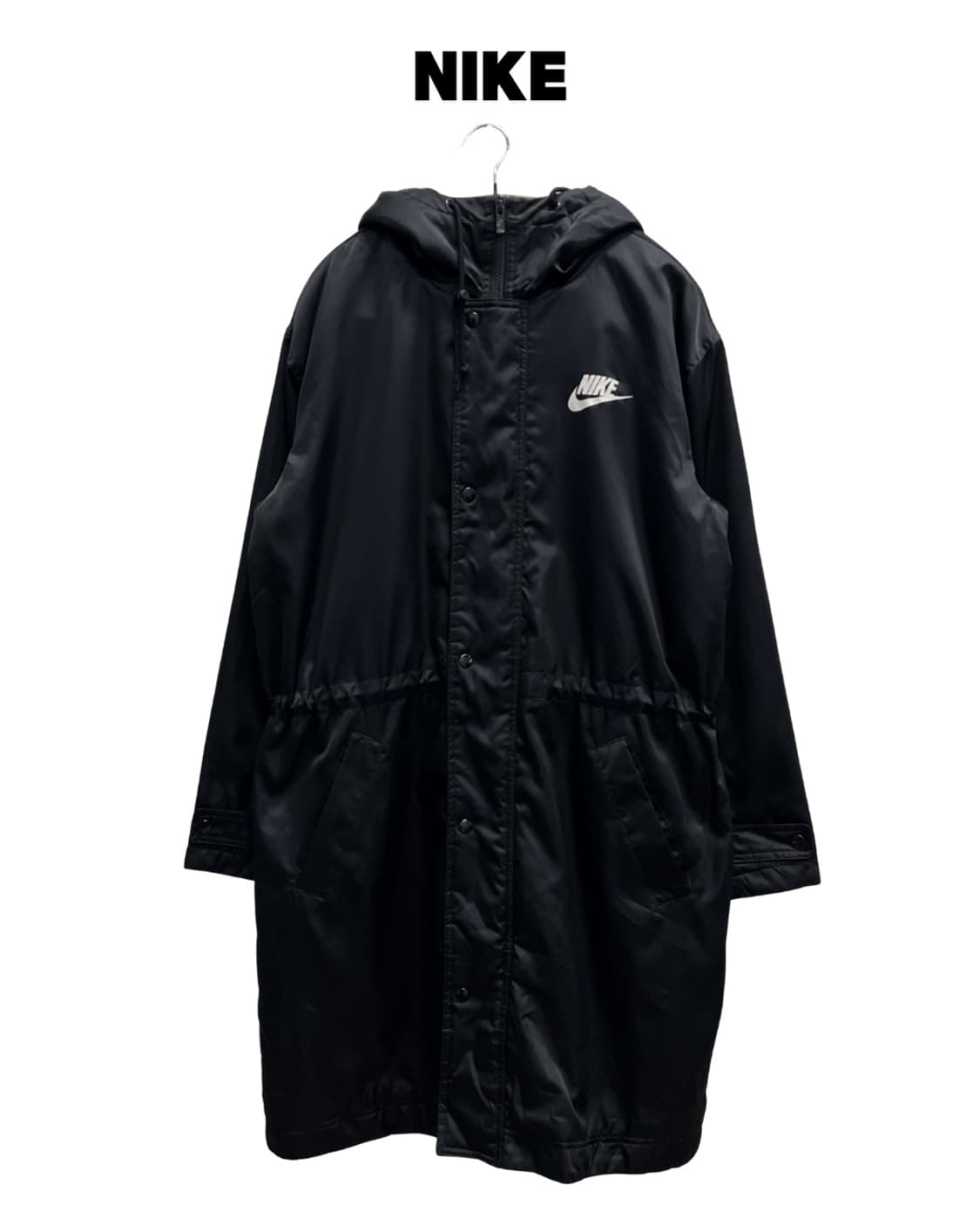 나이키 빅로고 합성 필 파카 돕바 블랙 상품이미지1