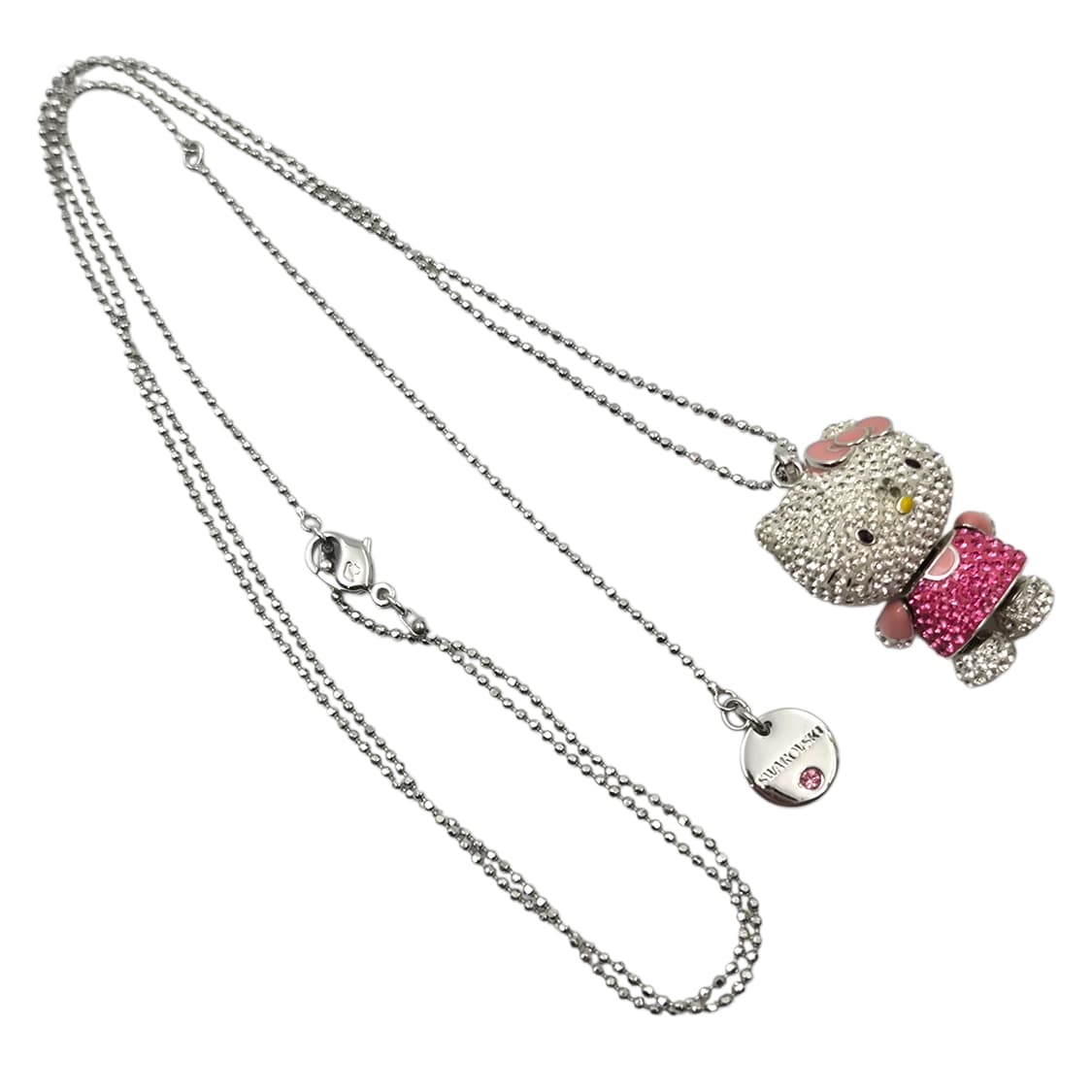 11s 한정 키티 x 스와로브스키 파베 인형 목걸이 상품이미지8