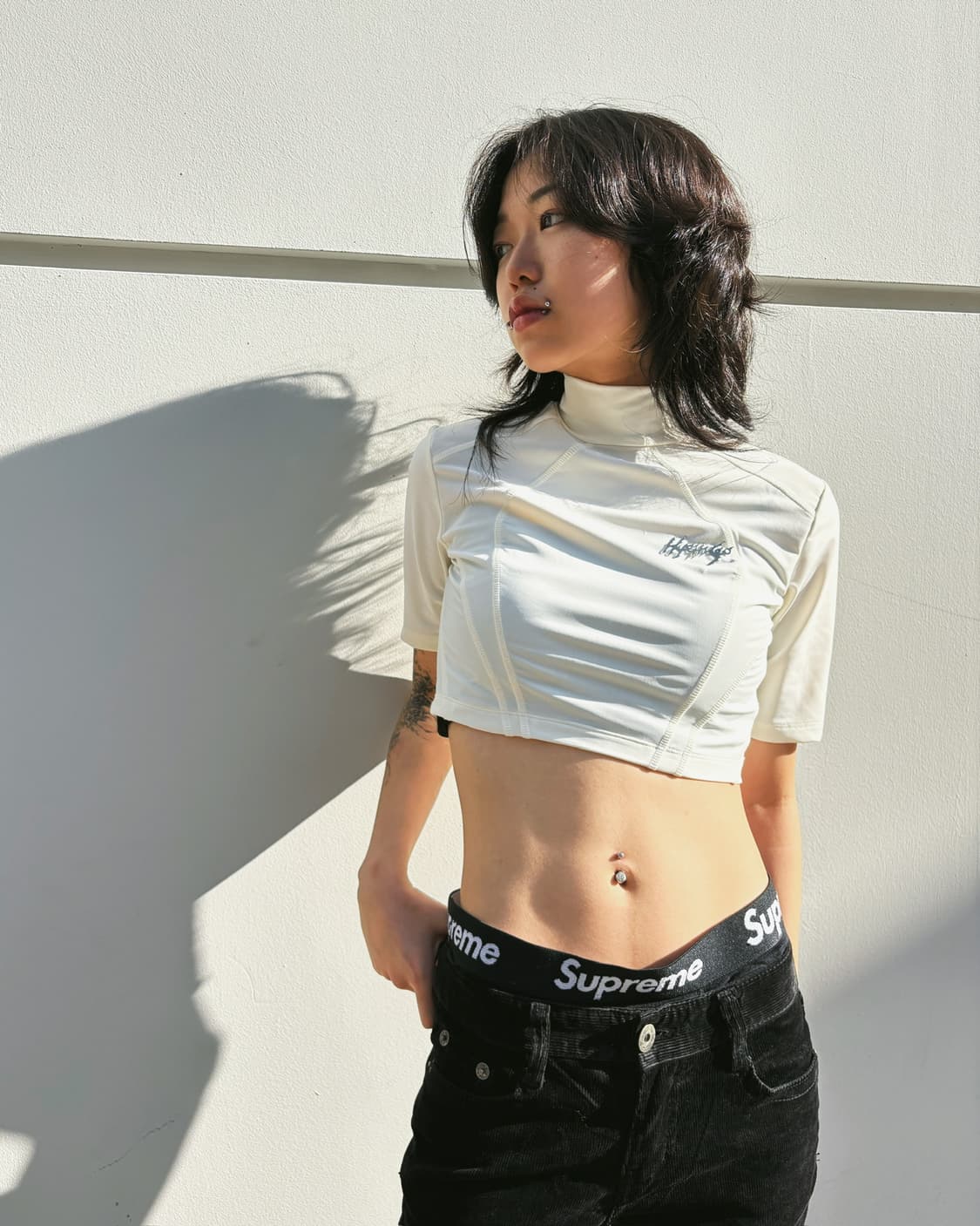 혜인서 메탈 실버 로고 져지탑 상품이미지2