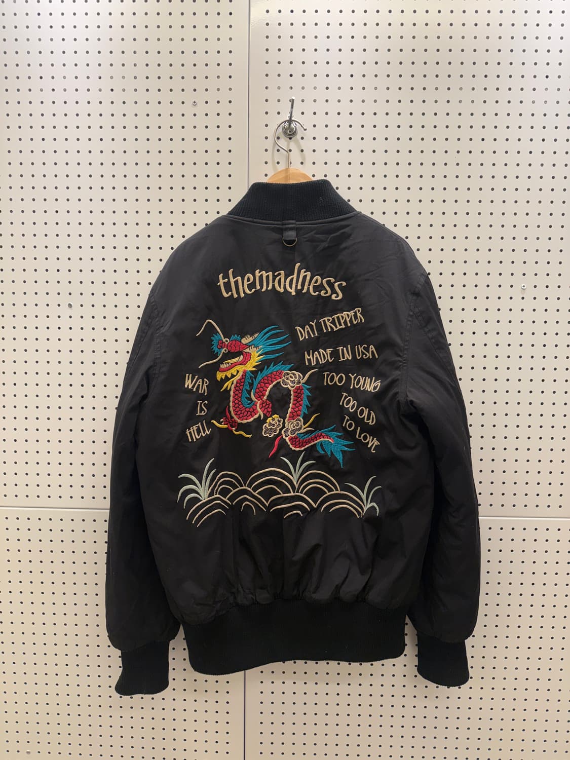 빈티지 드래곤 자수 MA-1 자켓 U465 상품이미지3