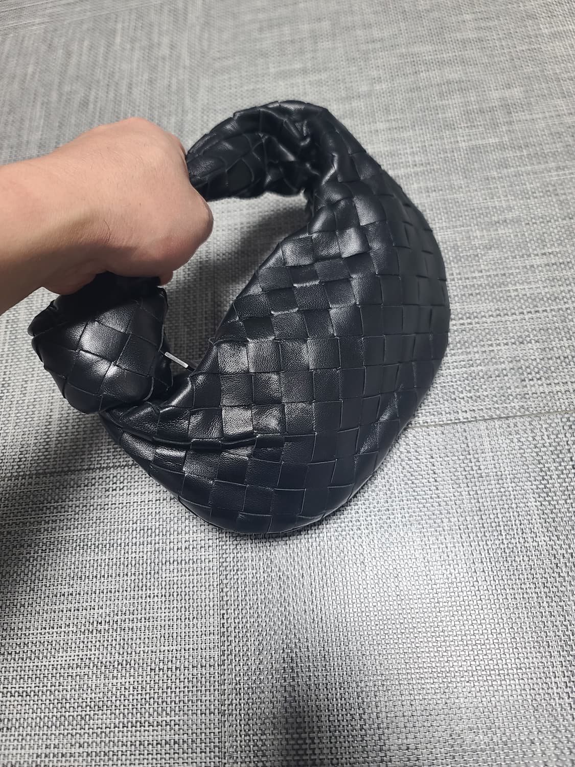 보테가베네타 조디백 미니 블랙 은장 토트백 상품이미지1