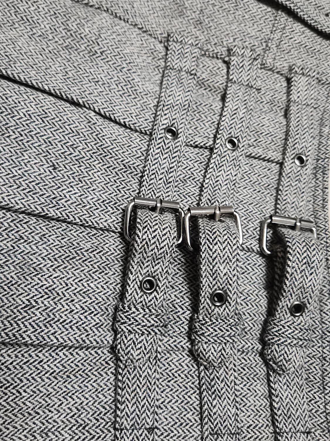 갸루펑크 y2k 버클 디테일 스커트 상품이미지3