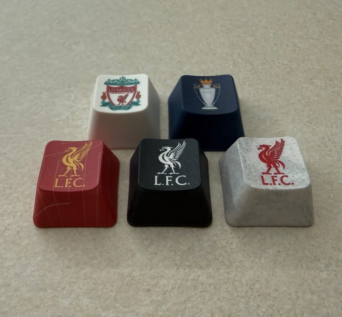 리버풀 키보드 키캡 5종 세트 (24-25 유니폼 패턴) 상품이미지1