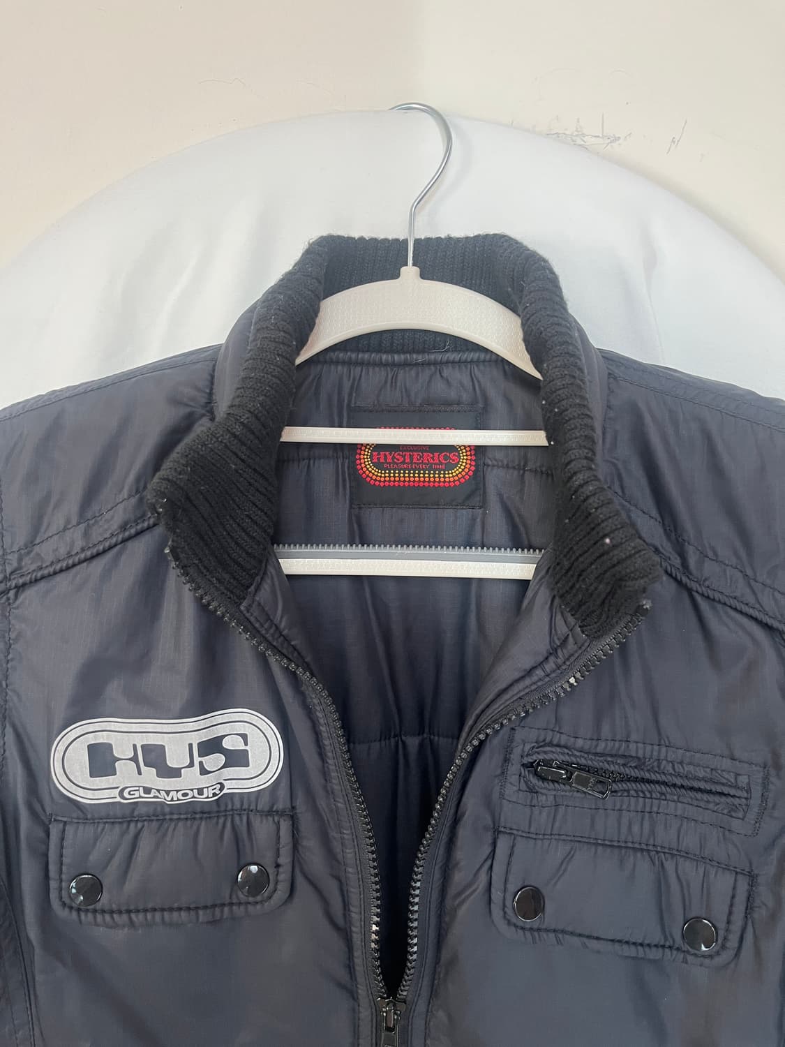 히스테릭 글래머 ROCK☆ 라이더 스타일 패딩 봄버 자켓 다운 점퍼 상품이미지4