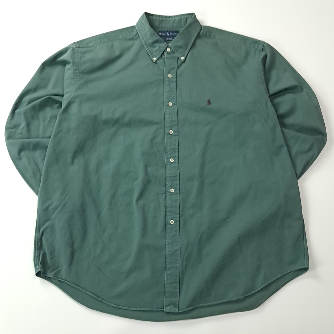 CJ286 2XL 폴로 빅사이즈90s 세이지그린 셔츠 남방 상품이미지1