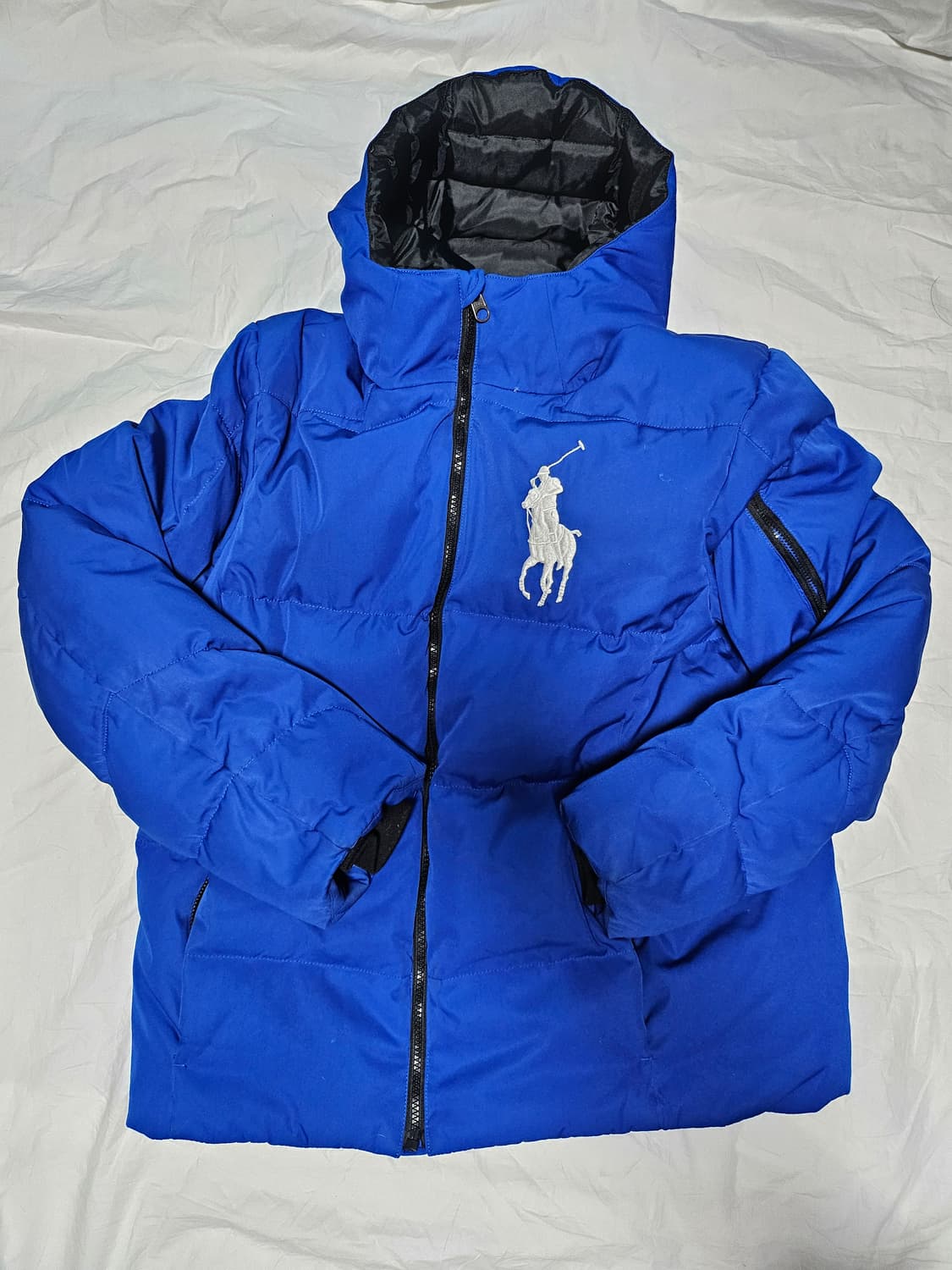 폴로랄프로렌 빅포니 블루 다운 패딩 XL 상품이미지1