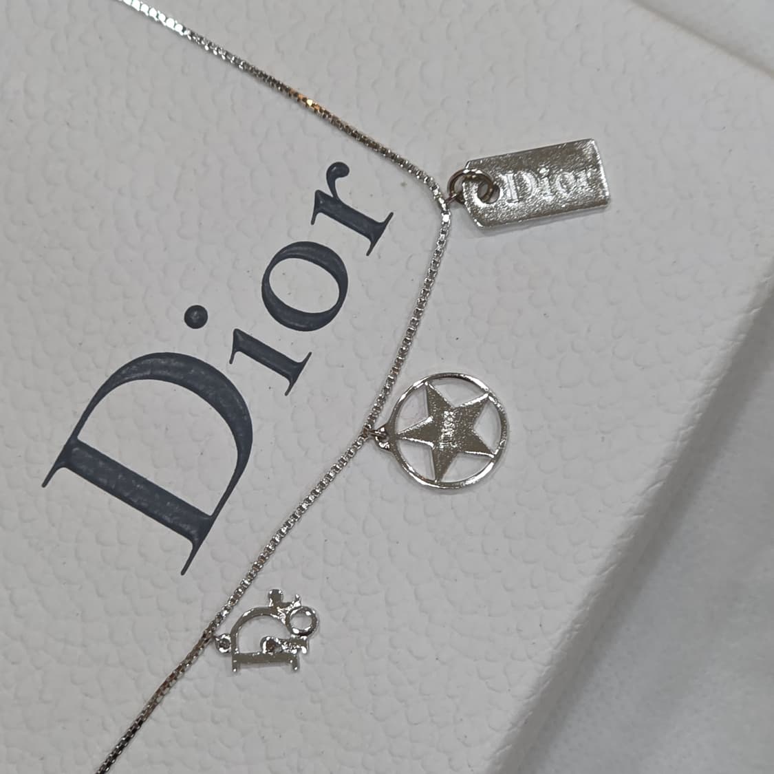 디올 은장 멀티챰 목걸이(매우 희귀) 상품이미지3