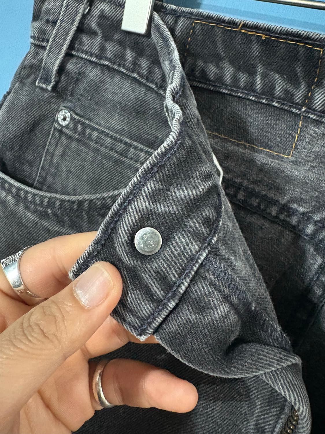 90‘s  Levis Black 505 Orange tab Denim  상품이미지6