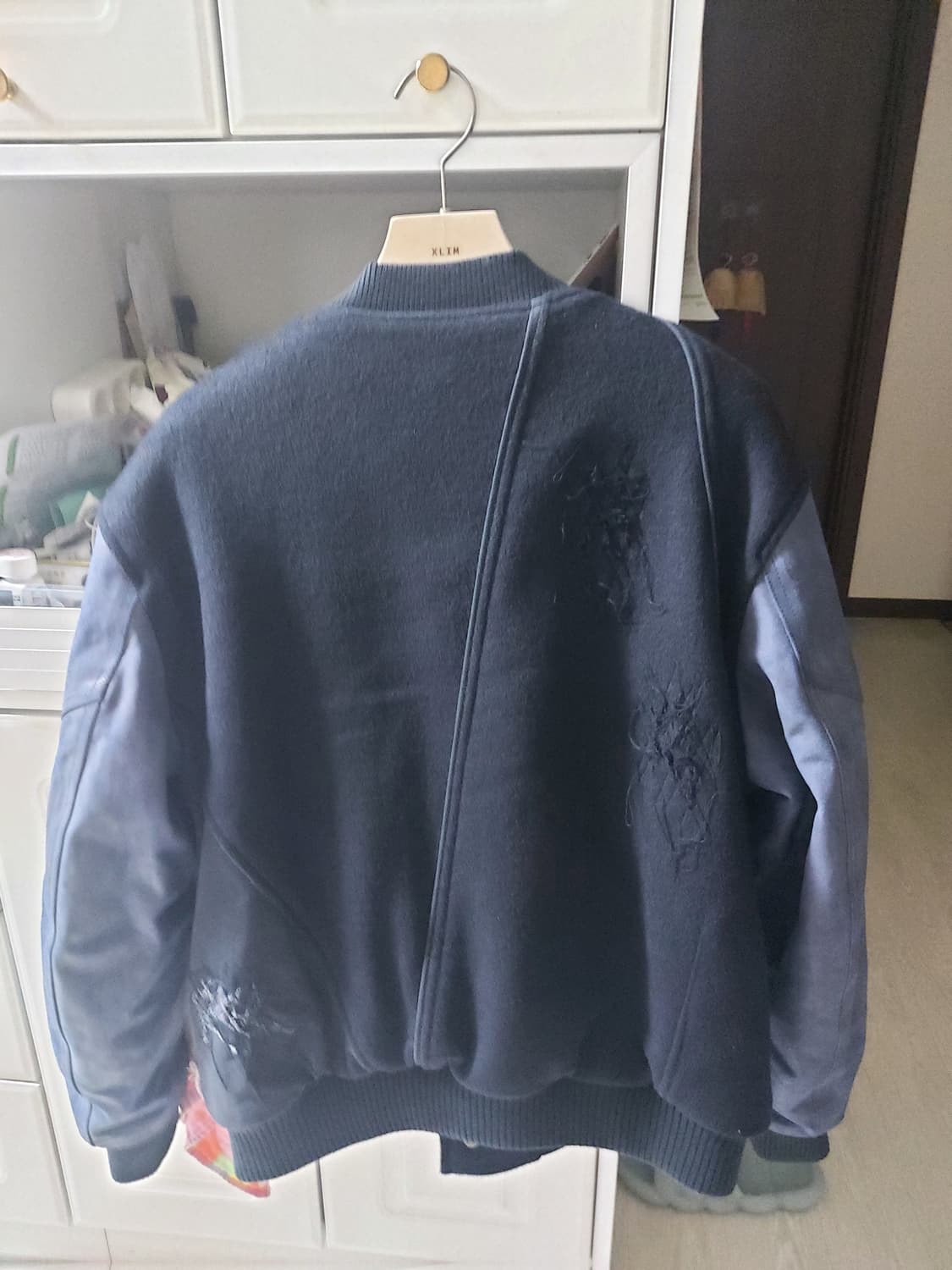 엑슬림 바시티 ep8 네이비 L사이즈  상품이미지4