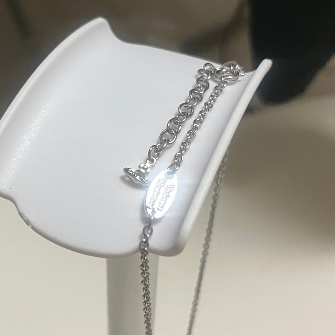 비비안웨스트우드 옥타비에 미니 목걸이 핑크 상품이미지9