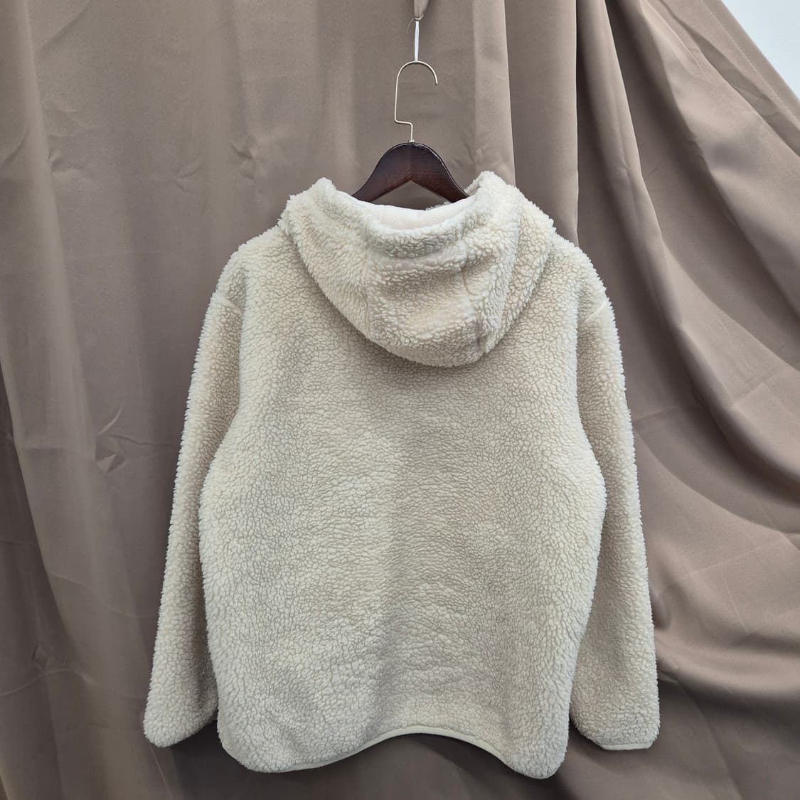 디스커버리 아이보리 후리스 후드 집업 100 상품이미지3