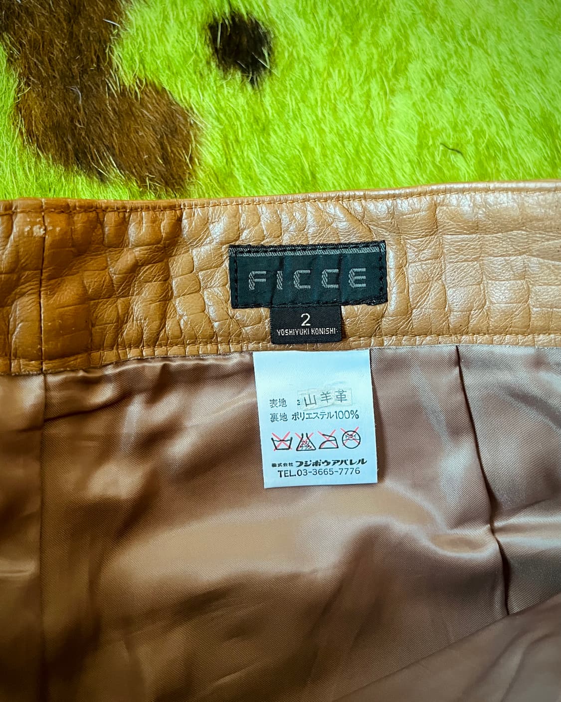 1990s FICCE Real Lambskin Leather Pants 상품이미지7