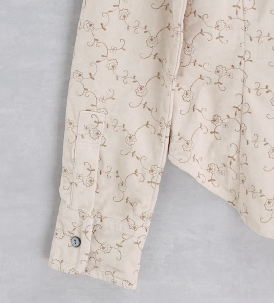 아이보리 자수 셔츠 상품이미지8