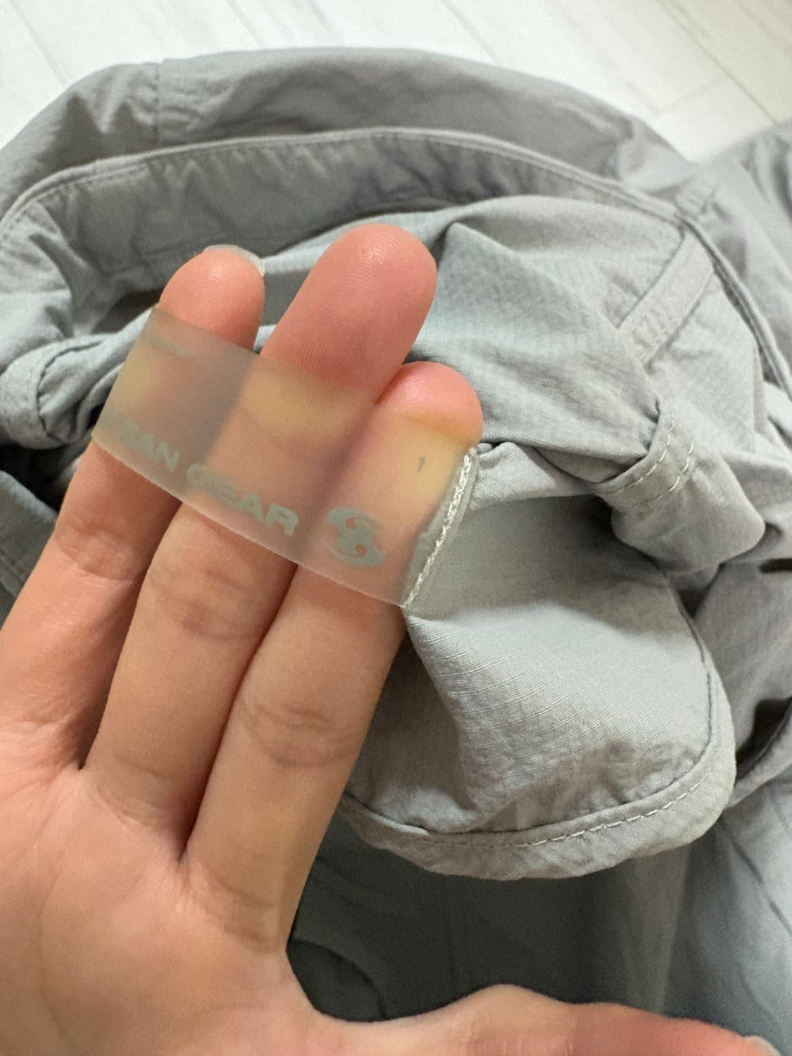 산산기어 투웨이 웨이브 자켓 블루 그레이 - 24SS 상품이미지4