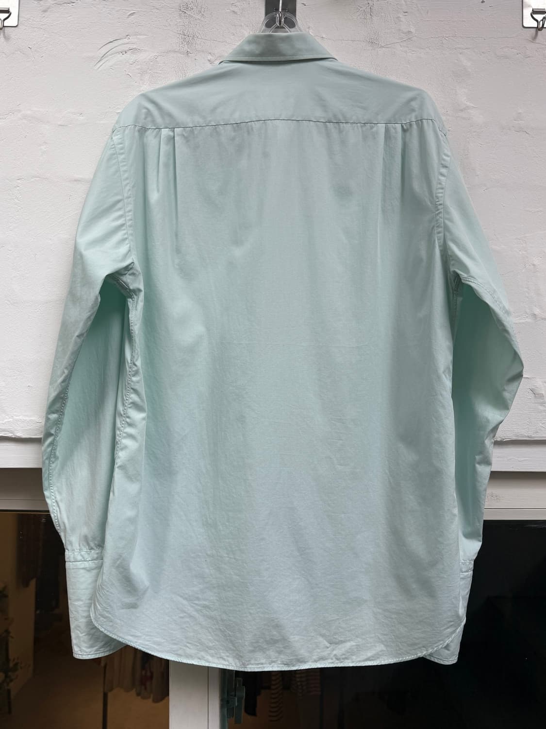Hugo Boss 민트 그린 커프스 드레스 셔츠 L-XL 상품이미지7