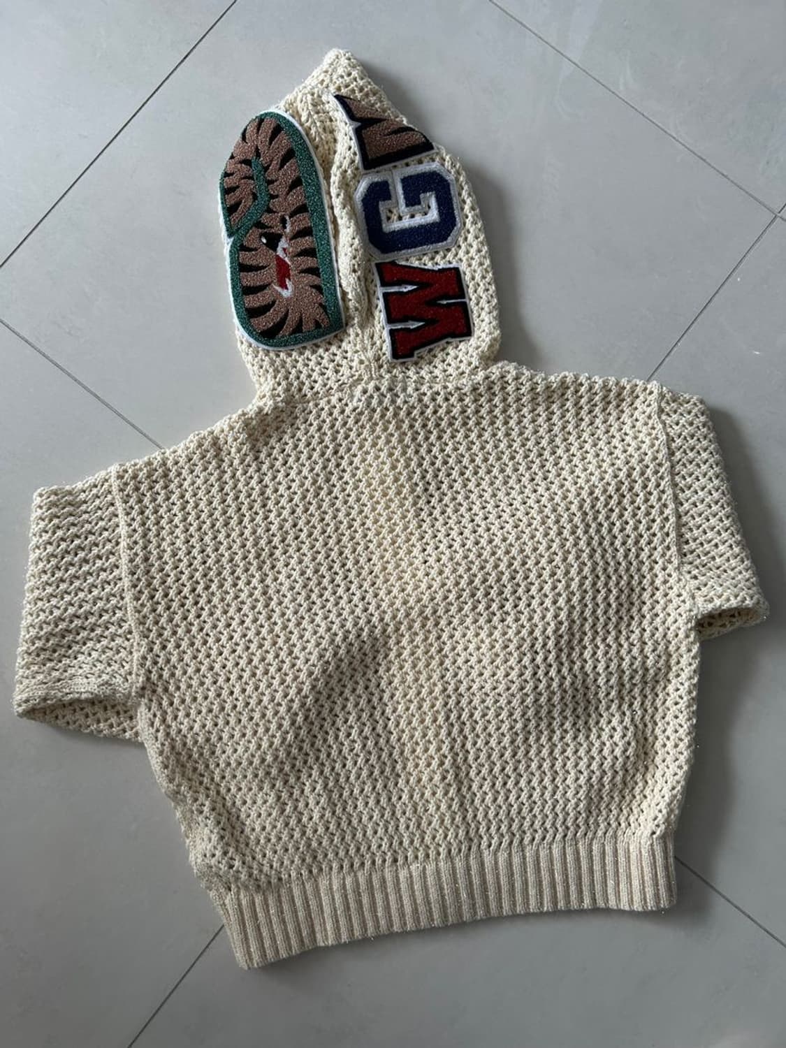 SHARK CROCHER HOODIE 샤크 크로처 후드티 상품이미지4