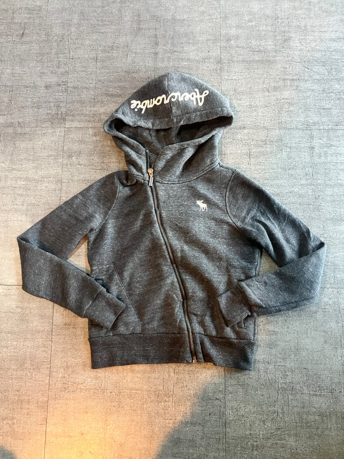 Abecrombie 아베크롬비 핀터깔y2k 사선지퍼 보헤미안 후드집업 상품이미지1