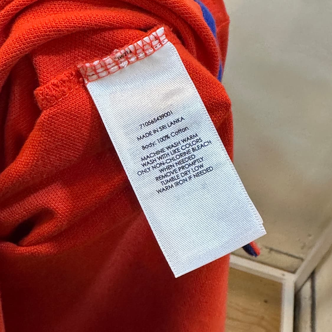 폴로 랄프로렌 빅포니 오렌지 pk 반팔티 M 상품이미지5