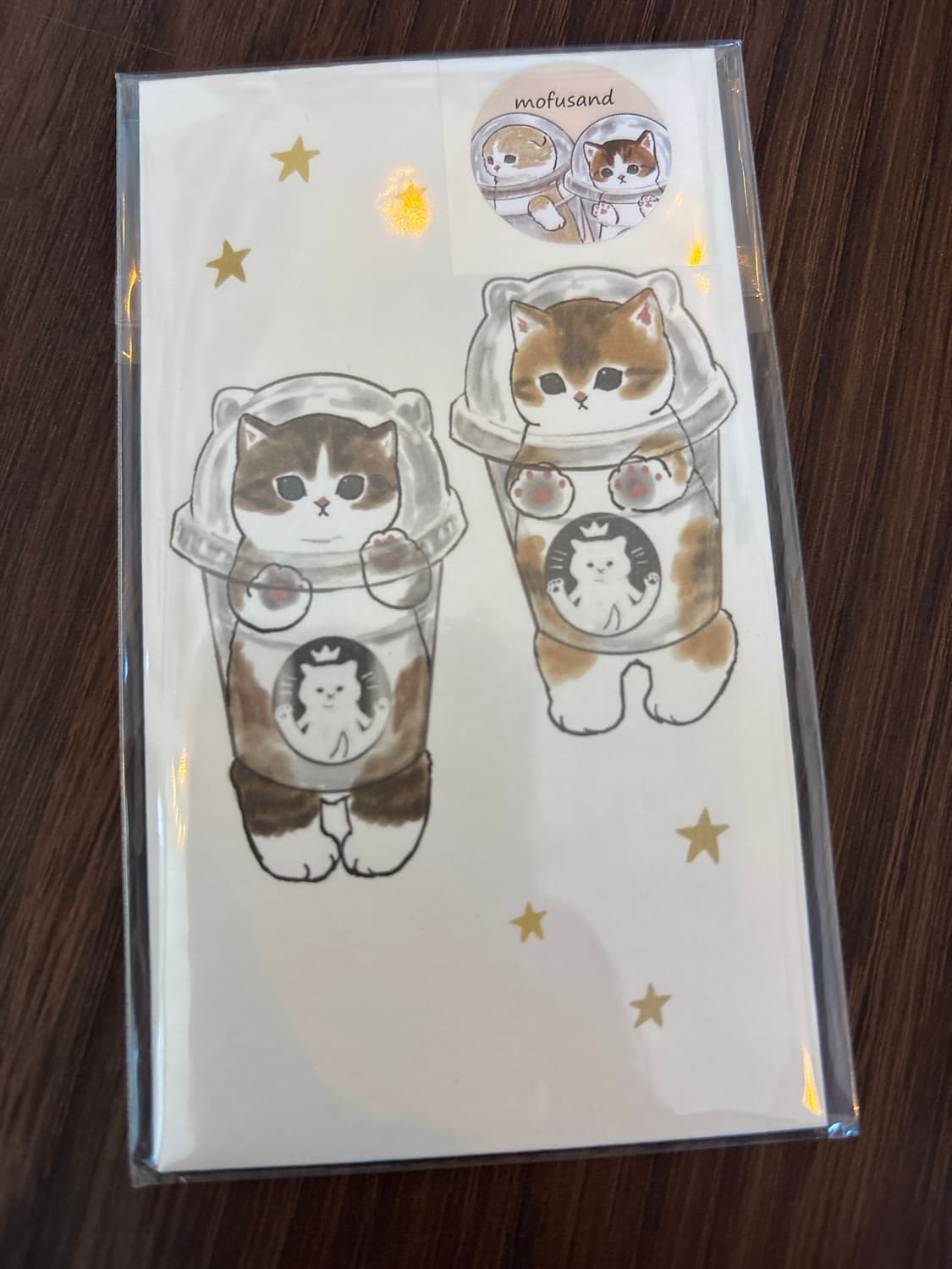 모프샌드 봉투+스티커 세트(카페) 상품이미지1