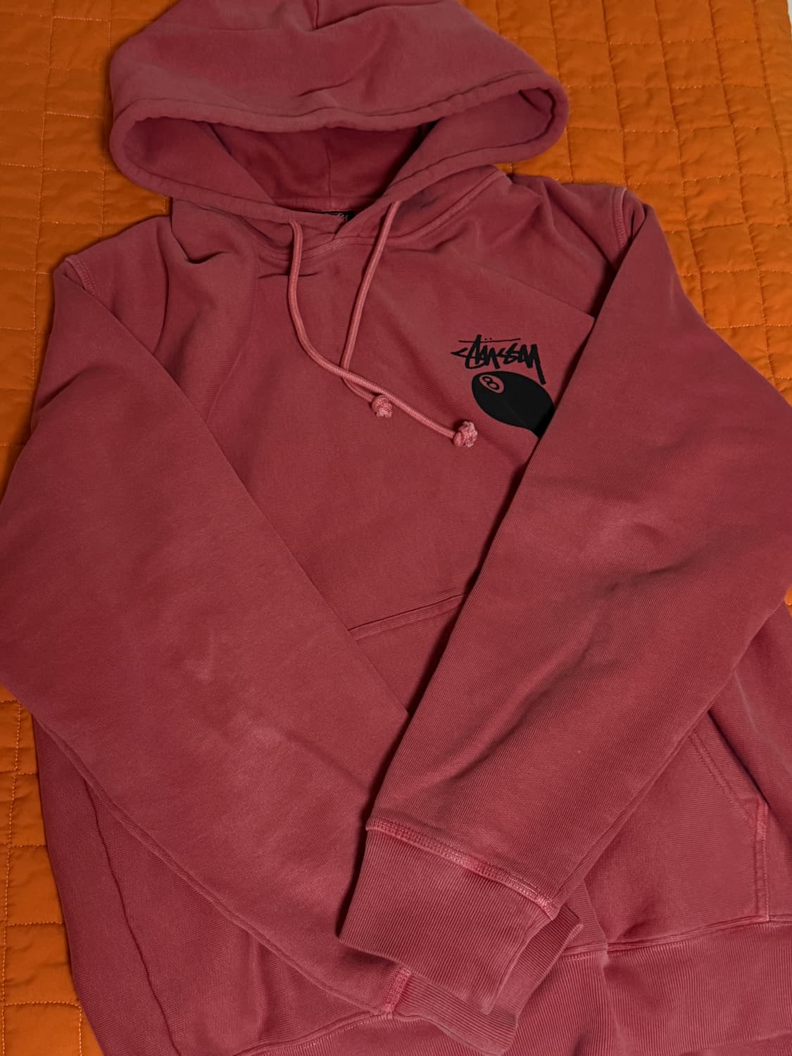 스투시 8볼 후드 피그먼트 다이드 구아바 상품이미지3