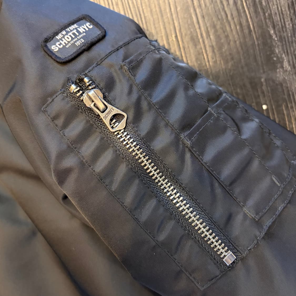 쇼트NYC MA-1 롱버전 자켓 상품이미지4