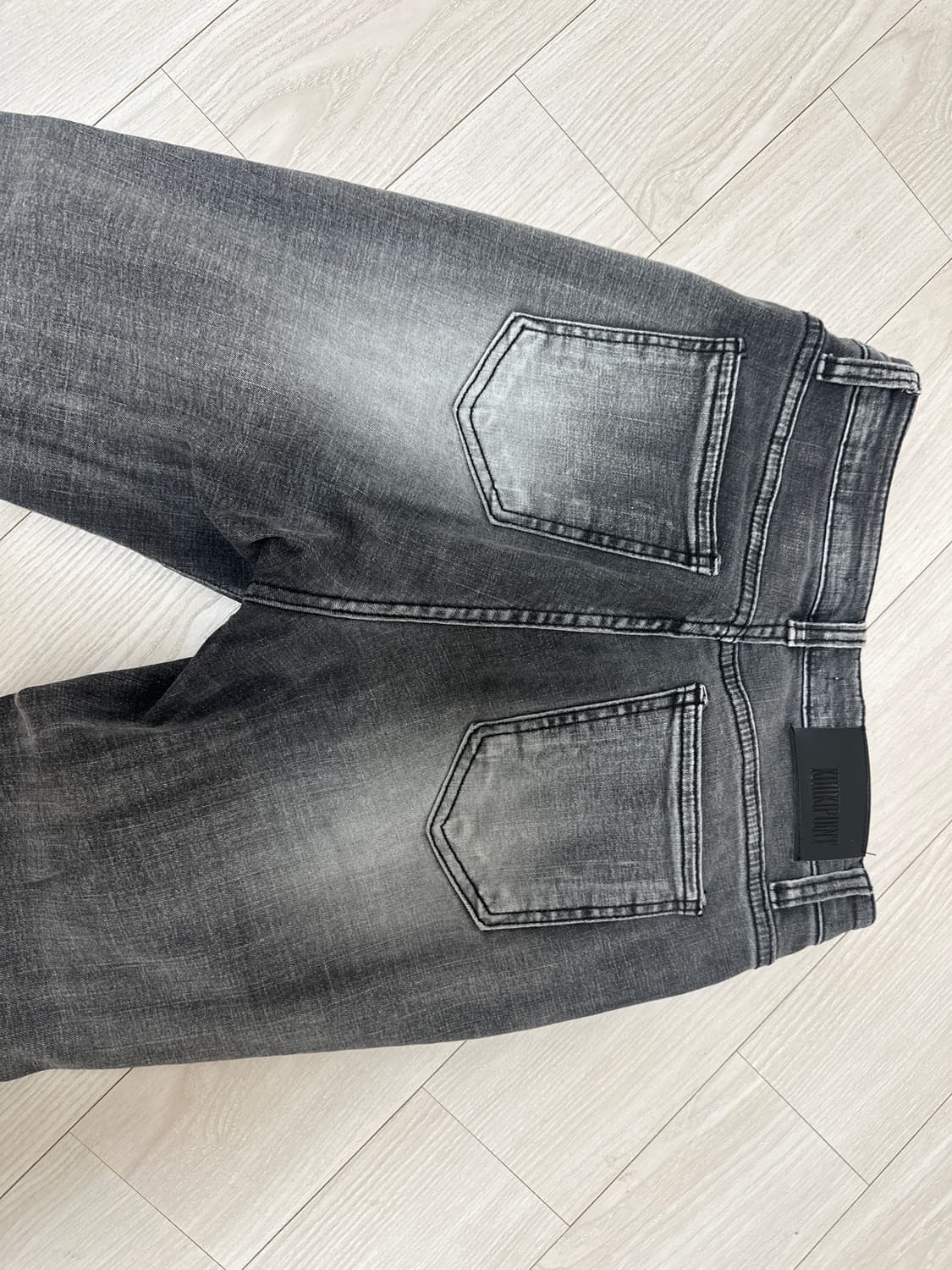 카키포인트 부츠컷 데님 진 그레이 상품이미지4