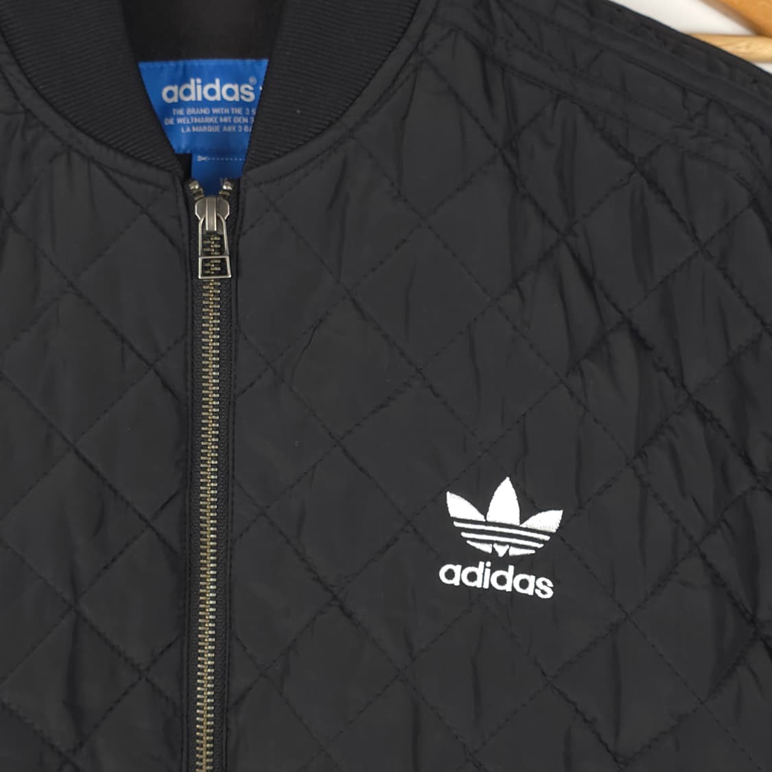 아디다스 폴리쉘 퀼팅자켓 블랙 100(L) 상품이미지3