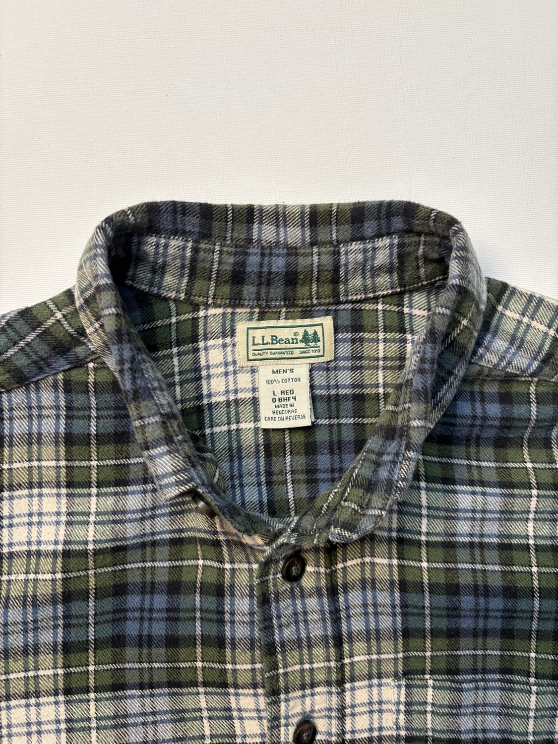 [L] 엘엘빈 체크패턴 셔츠 (green/beige) 상품이미지3