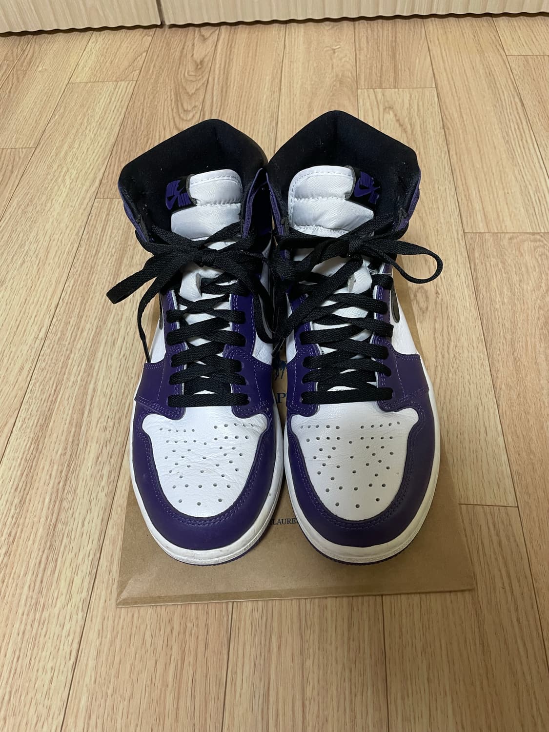 나이키 조던1 레트로 하이 og 코트 퍼플 상품이미지2