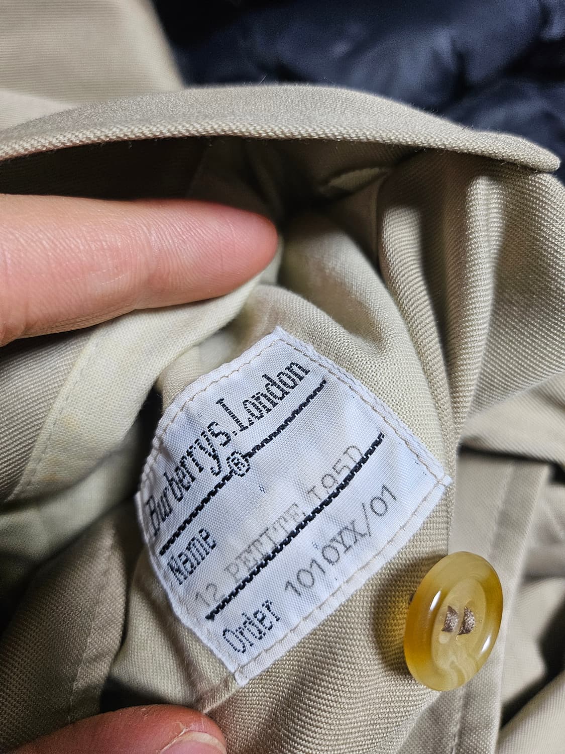 버버리 구형 트렌치코트 M 상품이미지9