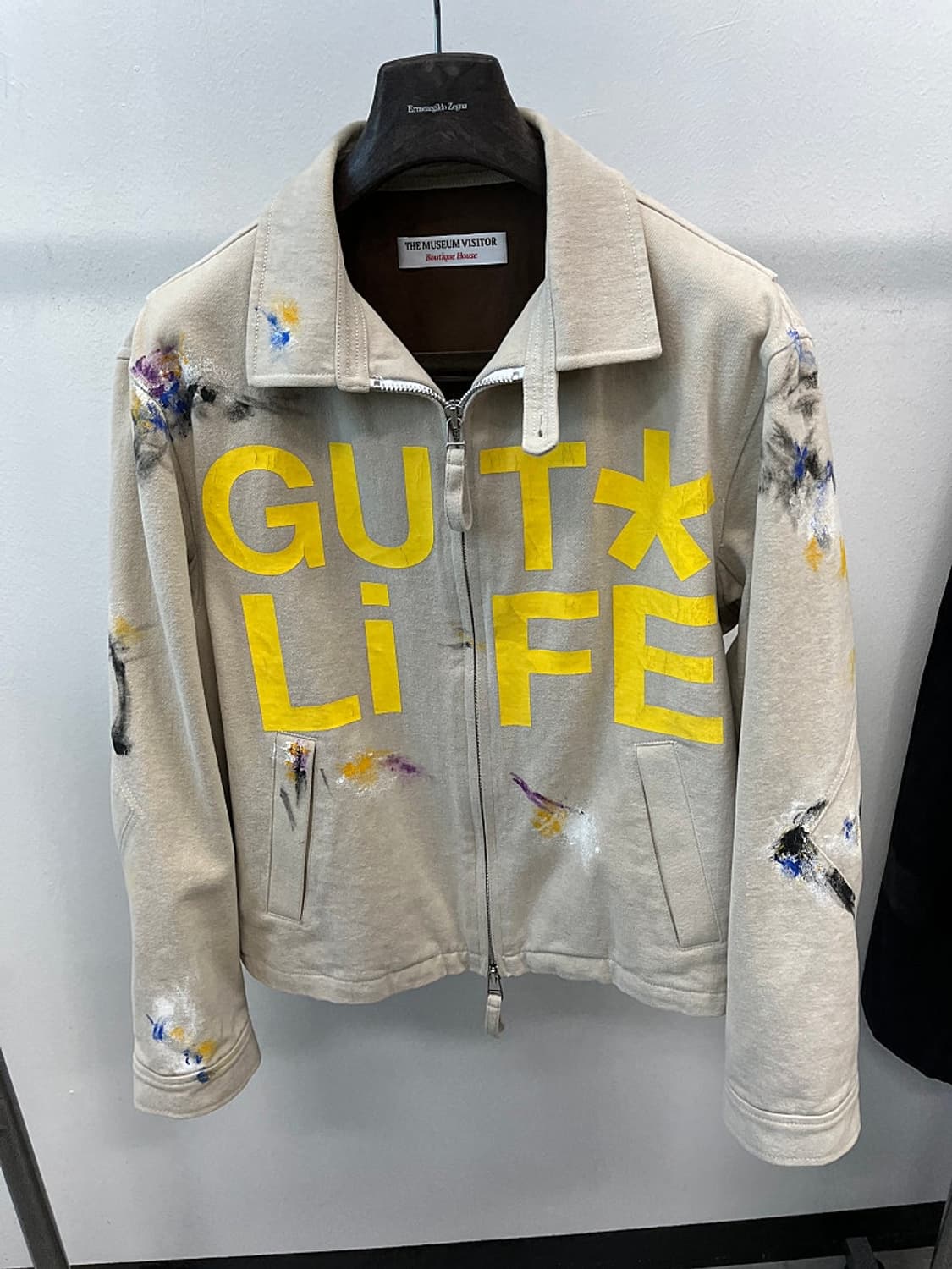 100-105) 뮤지엄비지터 페인티드 자켓  상품이미지4