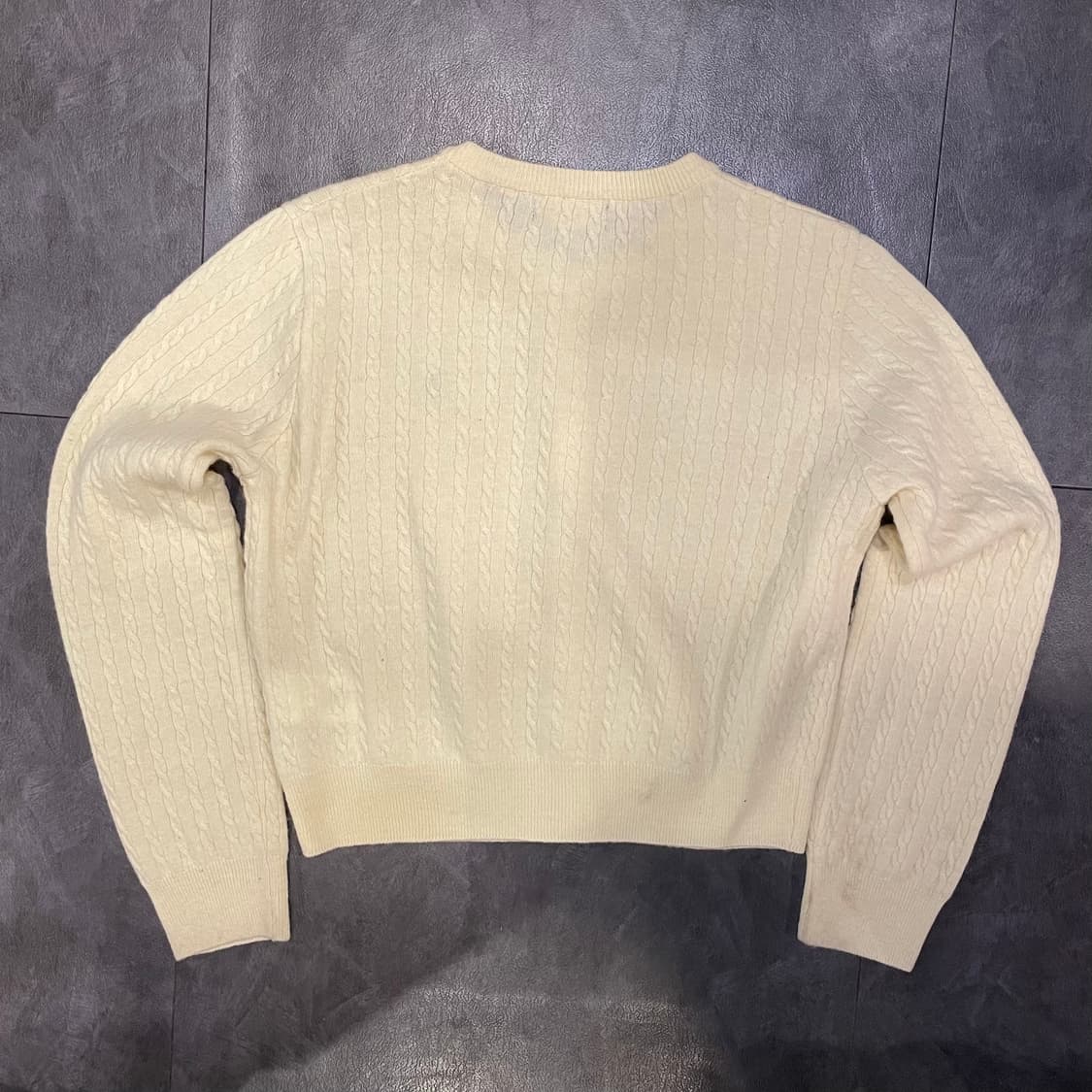 [IM] polo 폴로랄프로렌 화이트 가디건니트 상품이미지6