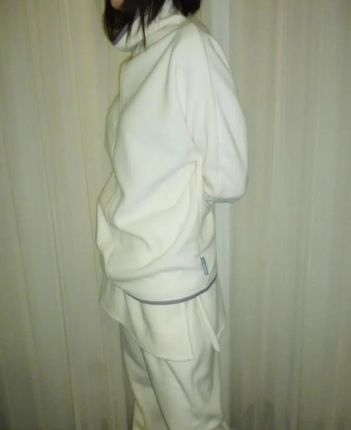 지초이컴포트 24-006 레이어드팬츠 아이보리 상품이미지1