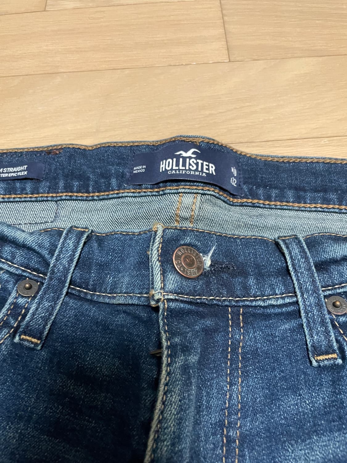 새제품 홀리스터 워싱진 상품이미지2