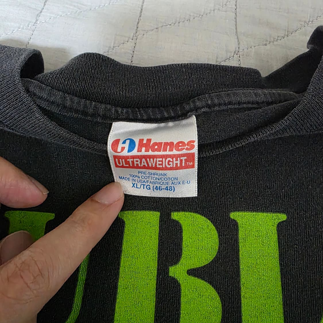 [XL] 90s 퍼블릭 애너미 91 빈티지 밴드티 랩티 상품이미지7