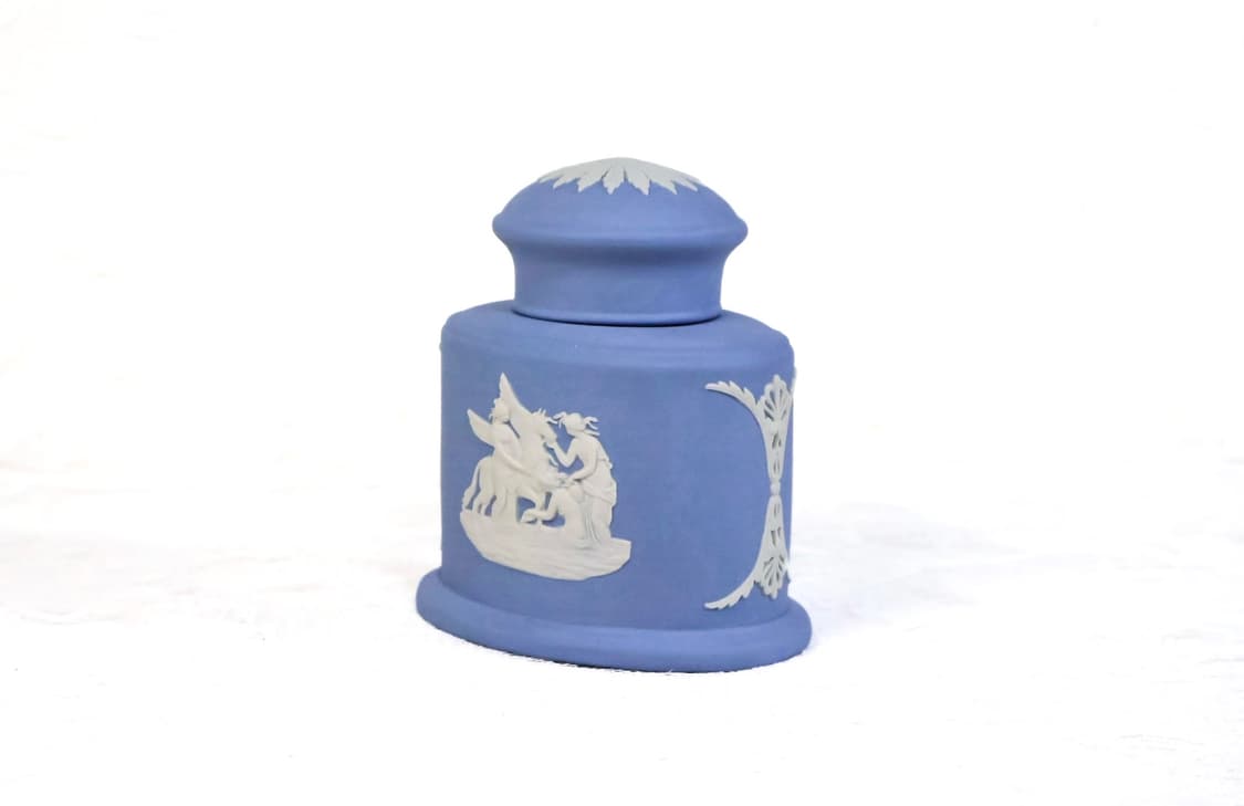 [영국앤틱] 웨지우드 제스퍼웨어 페일블루 레어 공병 상품이미지3