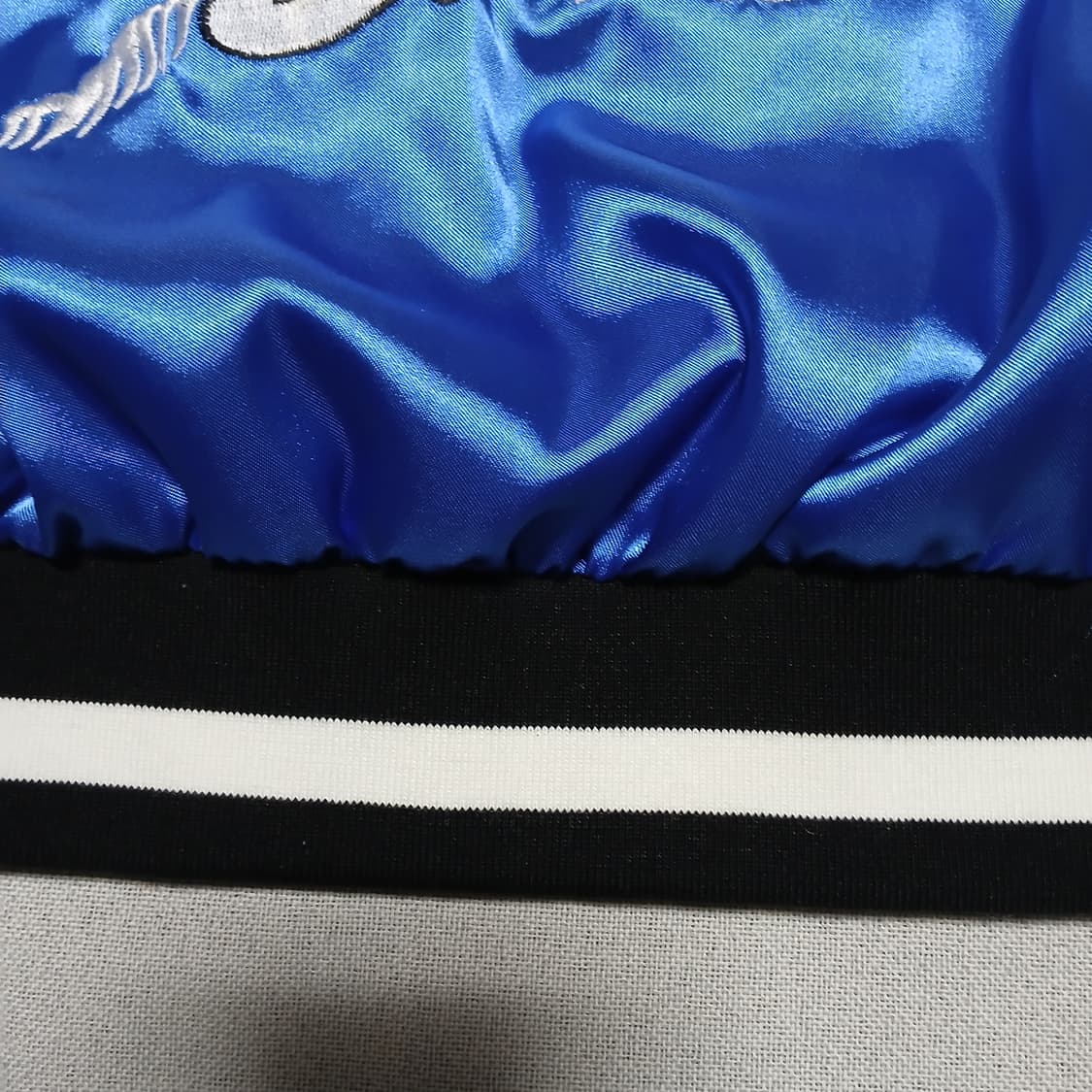 호랑이 타이거 스카잔 파랑 블루 자켓 춘추 가을 바람막이 상품이미지9