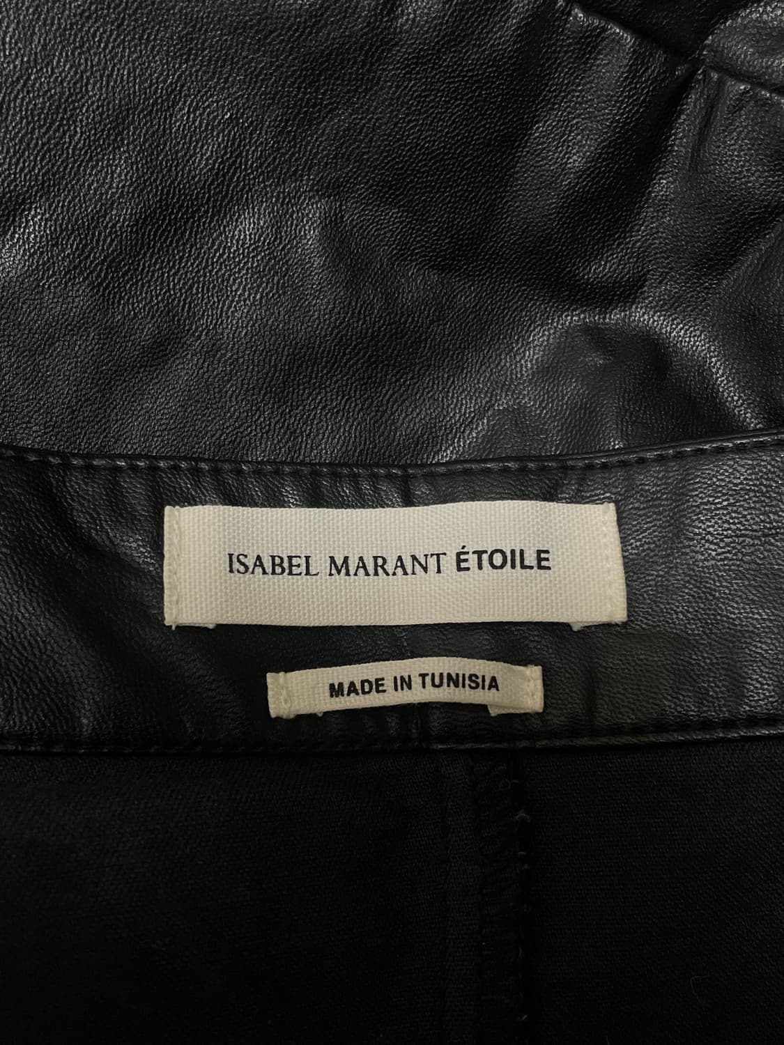 이자멜마랑 레더 스커트 상품이미지5