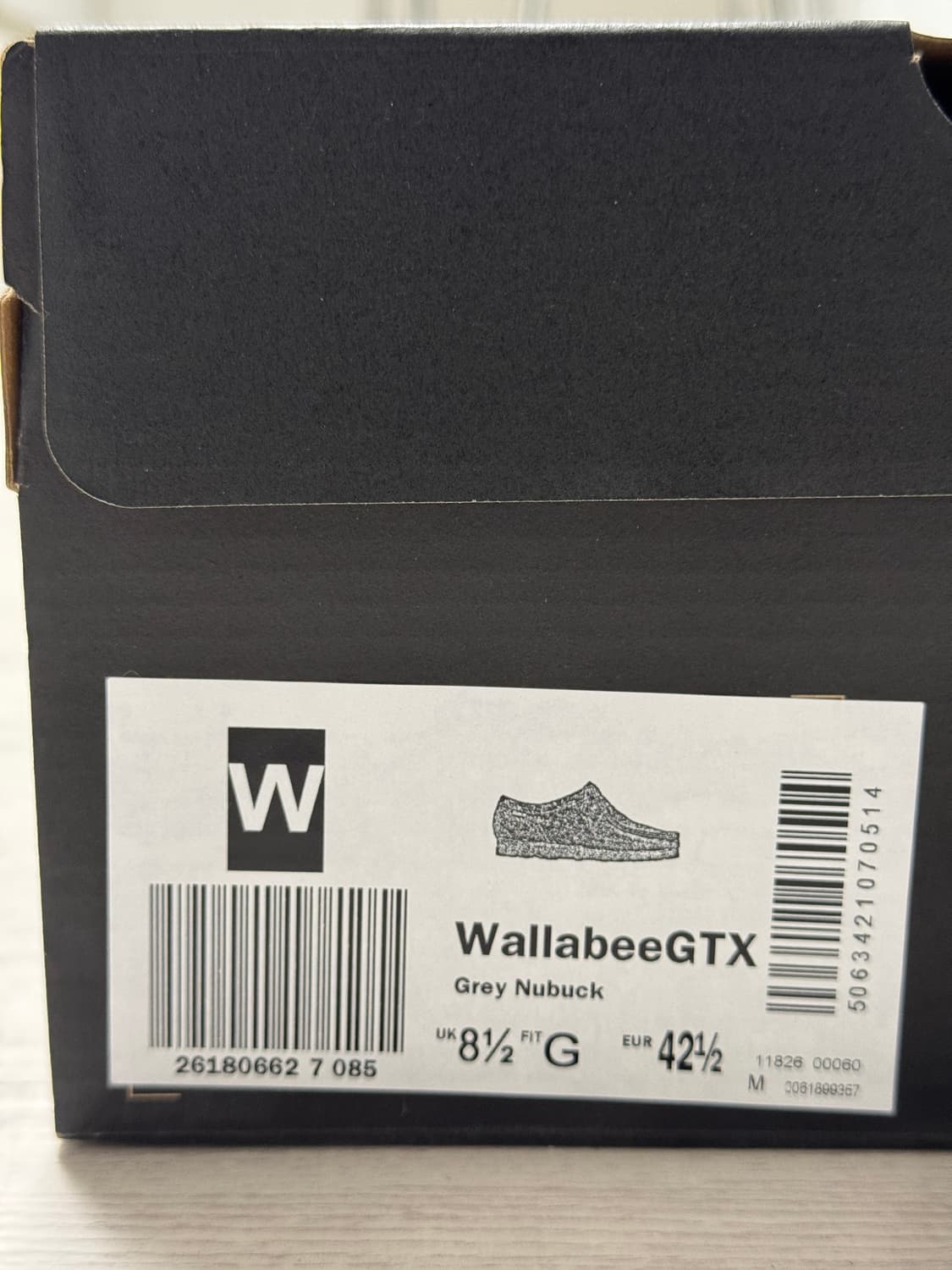 클락스 왈라비 GTX 그레이 누벅 270 상품이미지10