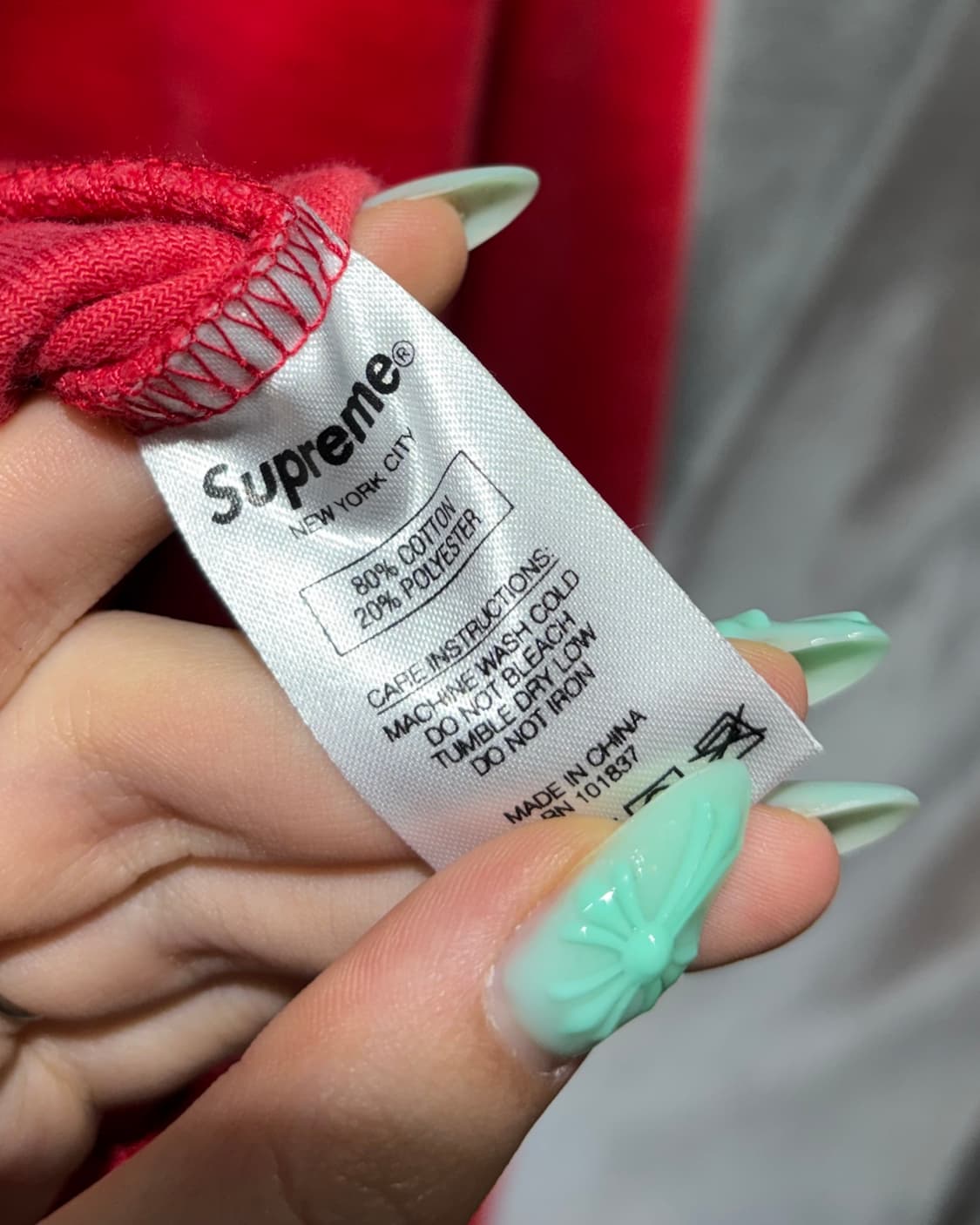 L SUPREME 슈프림 컬러 믹스 벨벳 트랙탑 상품이미지6