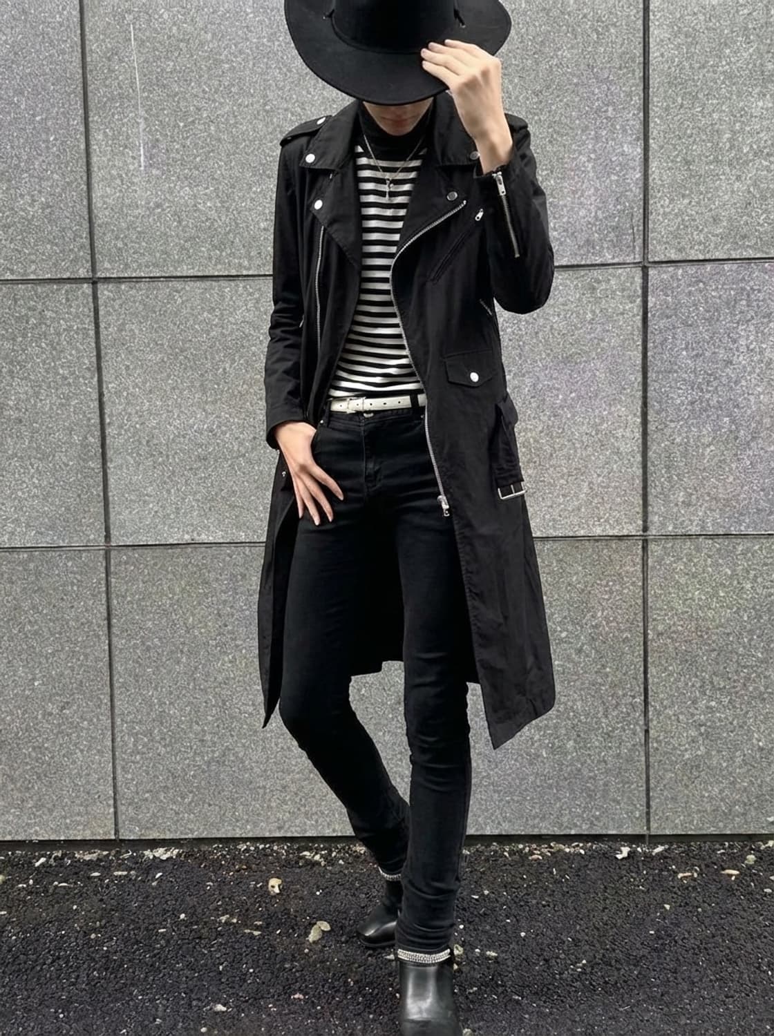 꼼데가르송 옴므플러스 코튼 라이더스코트 상품이미지1